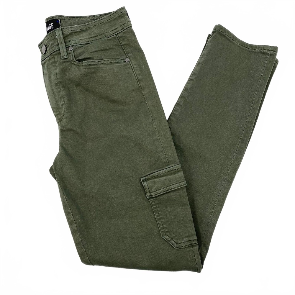PAIGE Green Hoxton Ankle Skinny Jeans | Womens 27